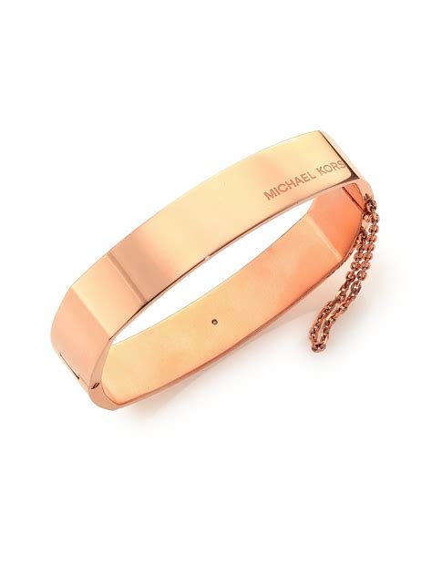 michael kors rose gold heritage bracelet|rose gold purse michael kors.